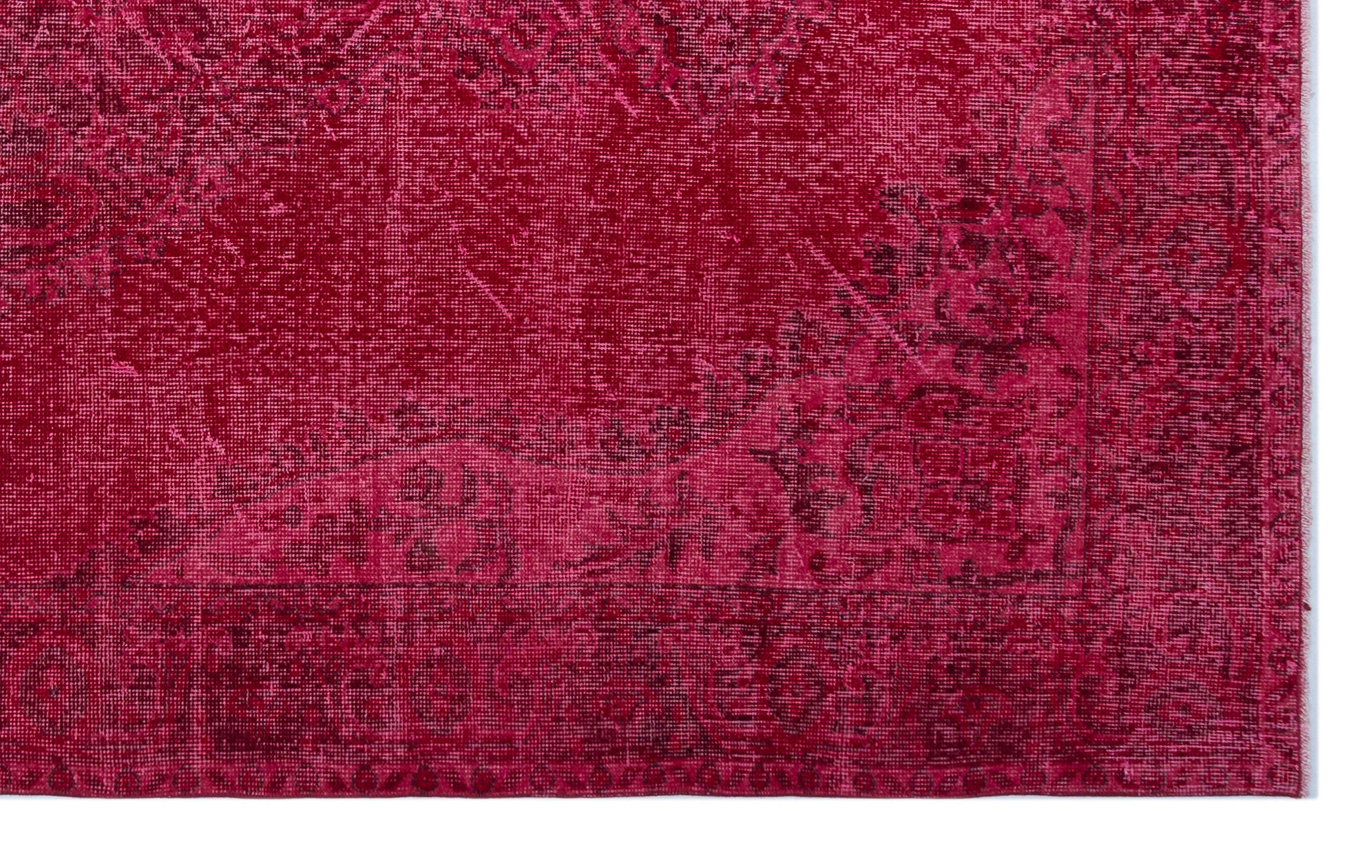 Atina Red Vintage Wool Handmade Area Rug 5'7" x 9'2"