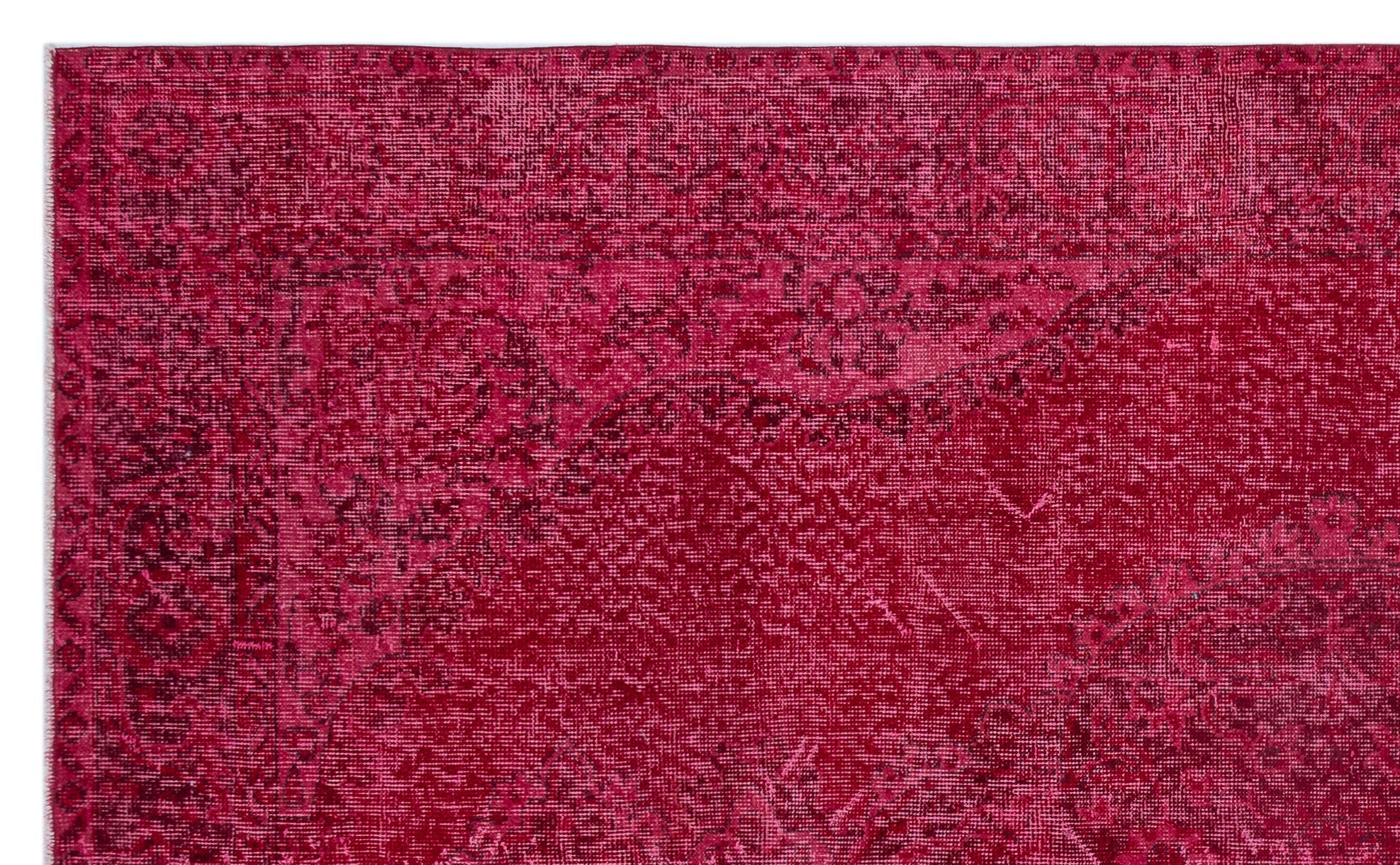 Atina Red Vintage Wool Handmade Area Rug 5'7" x 9'2"