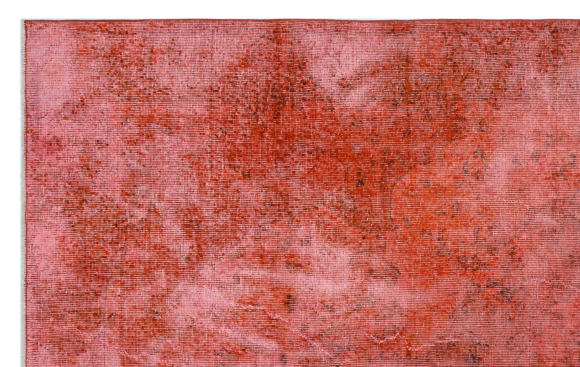 Atina Orange Vintage Wool Handmade Area Rug 5'5" x 8'9"