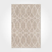 Digital Print Area Rug – Washable Non Slip Geometric Chenille Cotton Carpet