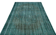Atina Turquoise Vintage Wool Handmade Area Rug 6'0" x 10'2"
