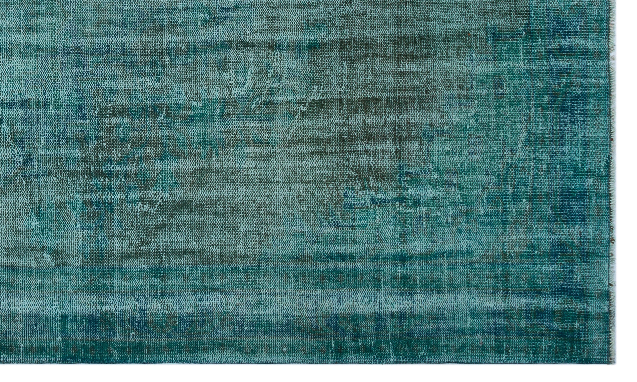 Atina Turquoise Vintage Wool Handmade Area Rug 6'0" x 10'2"
