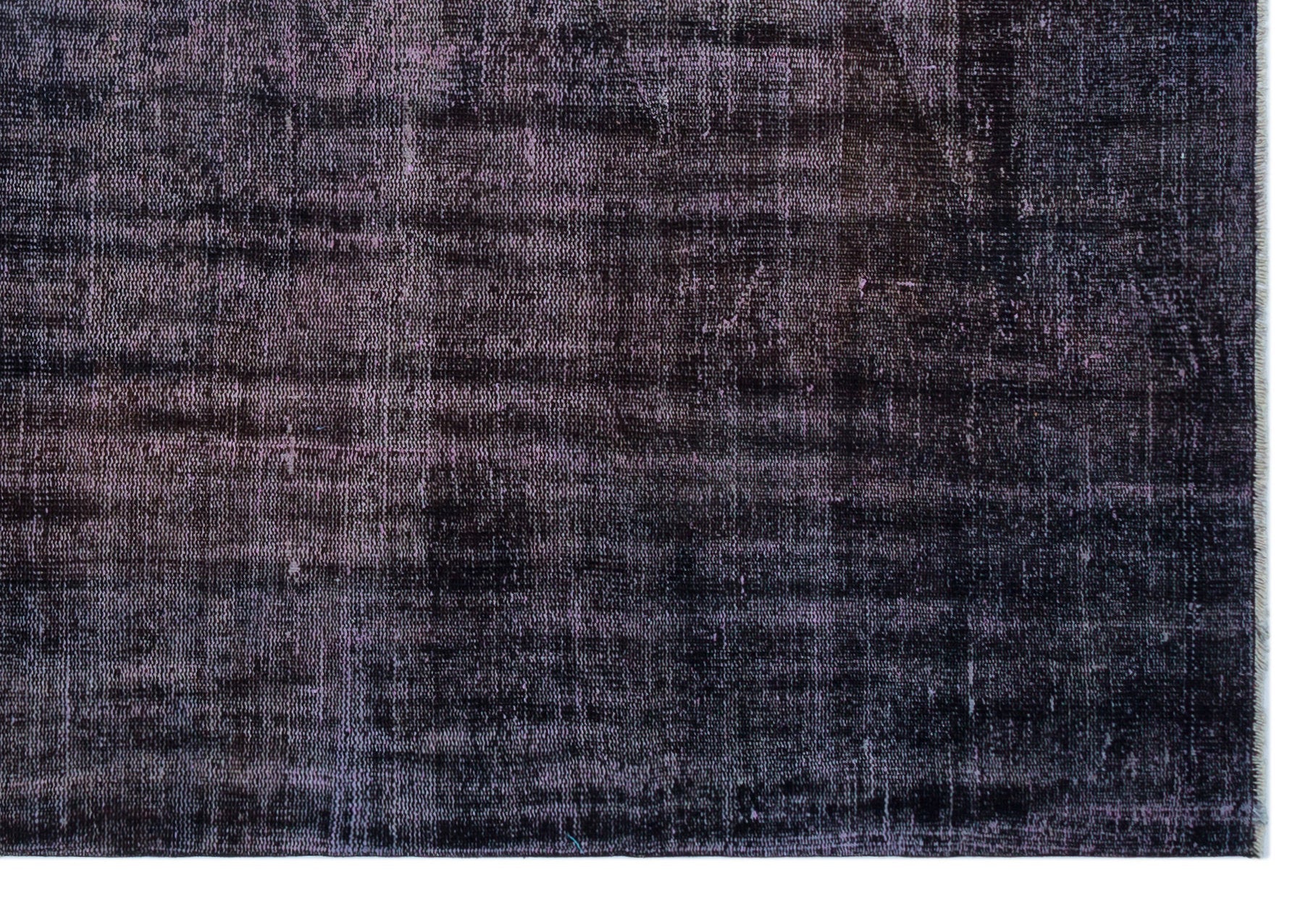 Atina Black Vintage Wool Handmade Area Rug 5'8" x 8'4"