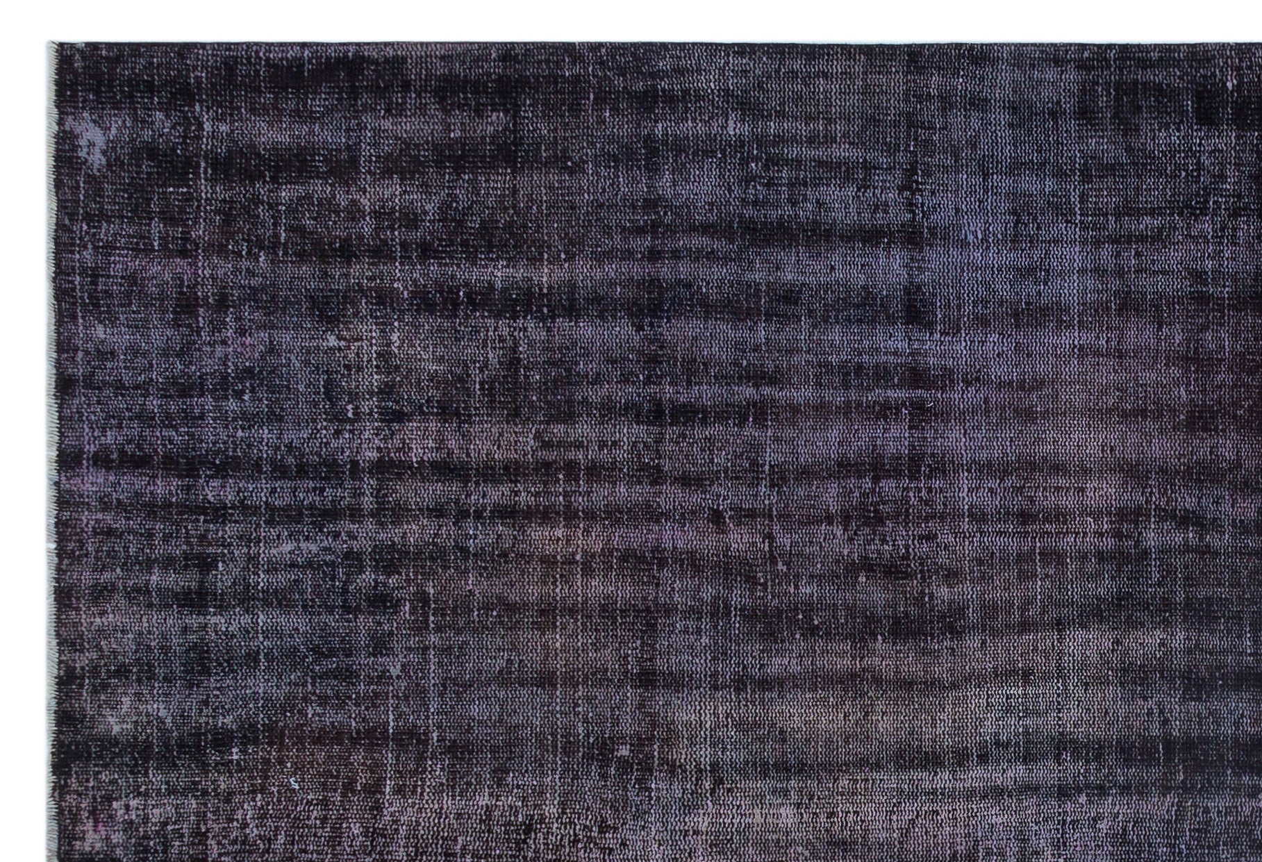 Atina Black Vintage Wool Handmade Area Rug 5'8" x 8'4"