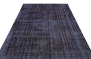 Atina Black Vintage Wool Handmade Area Rug 6'1" x 10'2"
