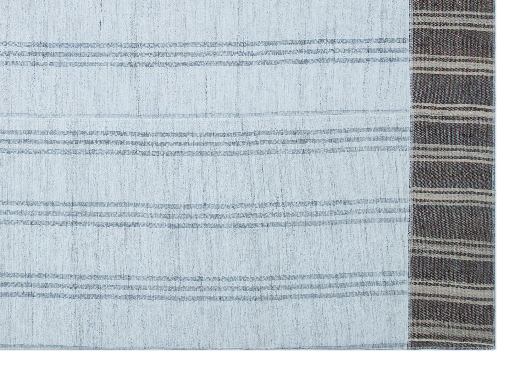 Teselya Beige Patchwork Wool Handmade Area Rug 5'4" x 7'7"