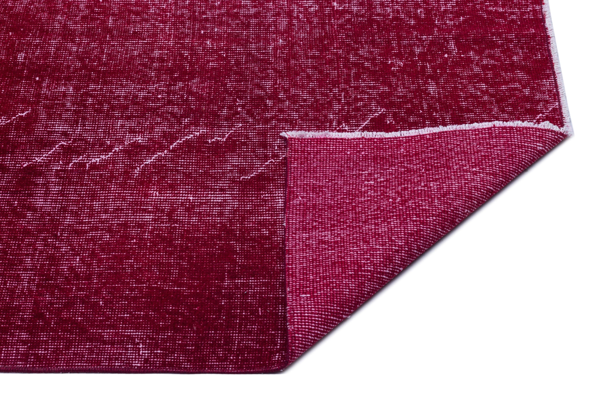 Atina Pink Vintage Wool Handmade Area Rug 3'11" x 6'4"