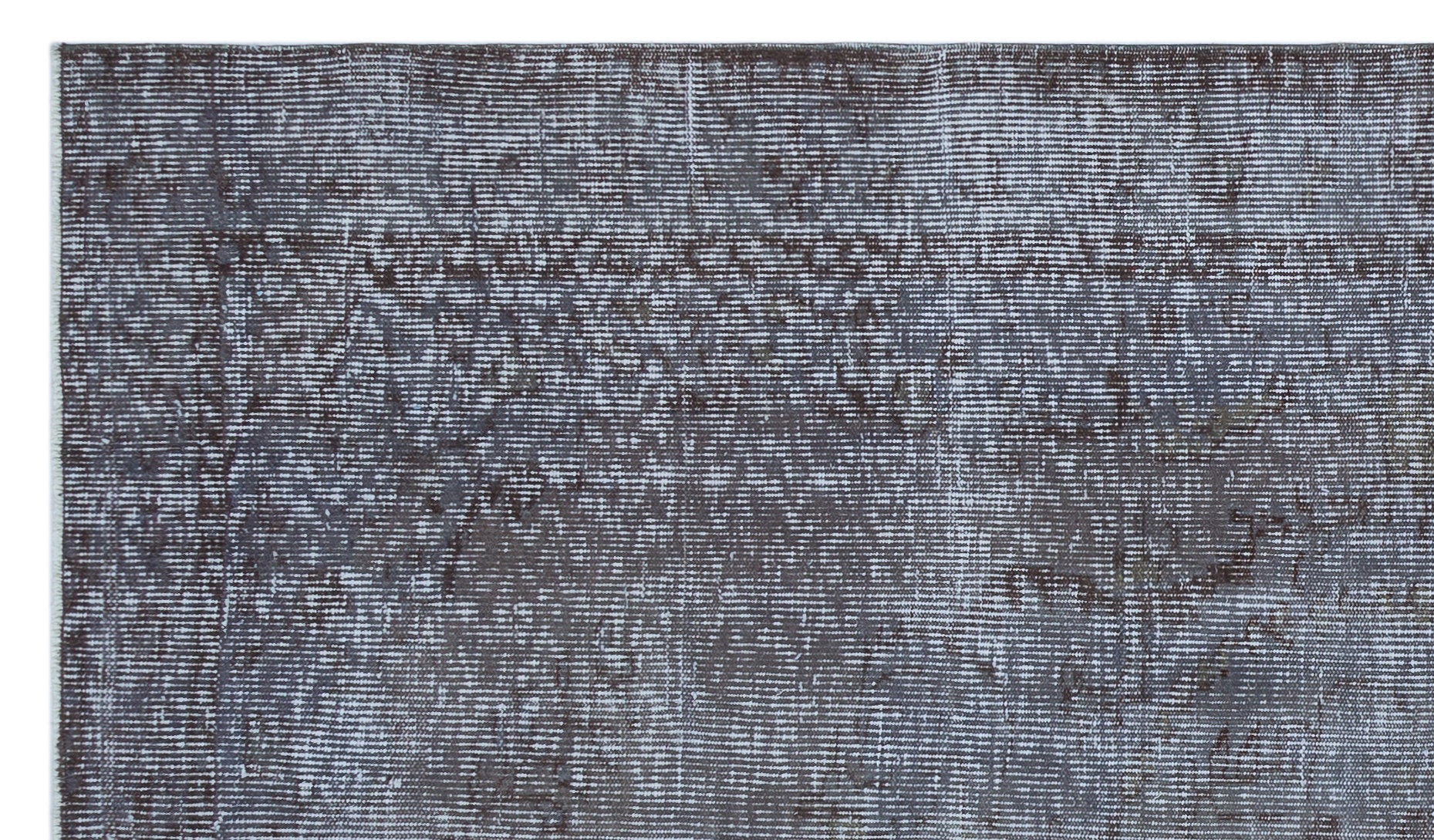 Atina Grey Vintage Wool Handmade Area Rug 5'0" x 8'6"