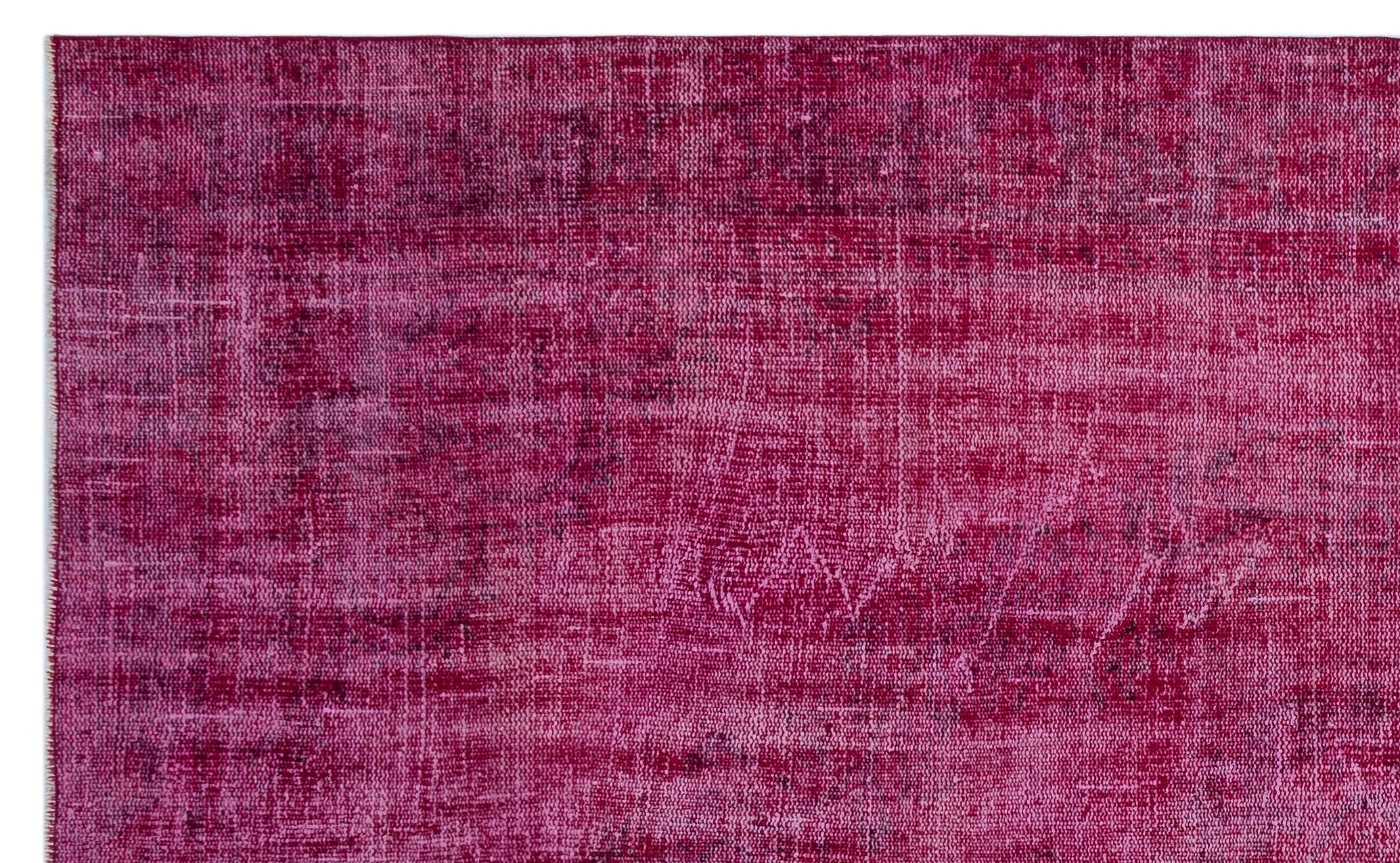 Atina Pink Vintage Wool Handmade Area Rug 5'8" x 9'2"