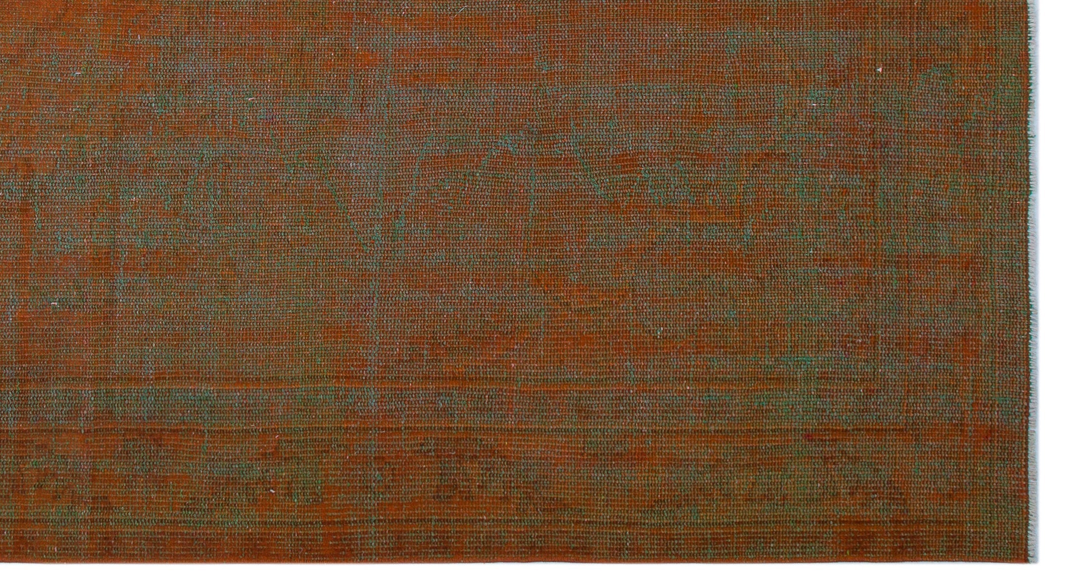 Atina Brown Vintage Wool Handmade Area Rug 5'3" x 9'7"