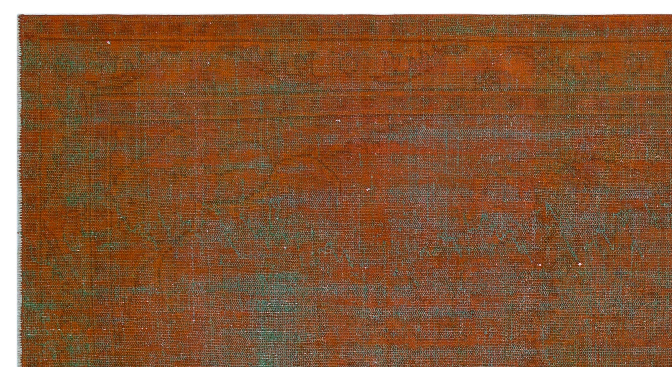Atina Brown Vintage Wool Handmade Area Rug 5'3" x 9'7"