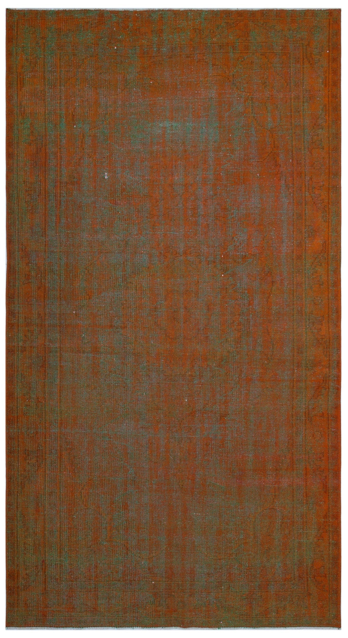 Atina Brown Vintage Wool Handmade Area Rug 5'3" x 9'7"