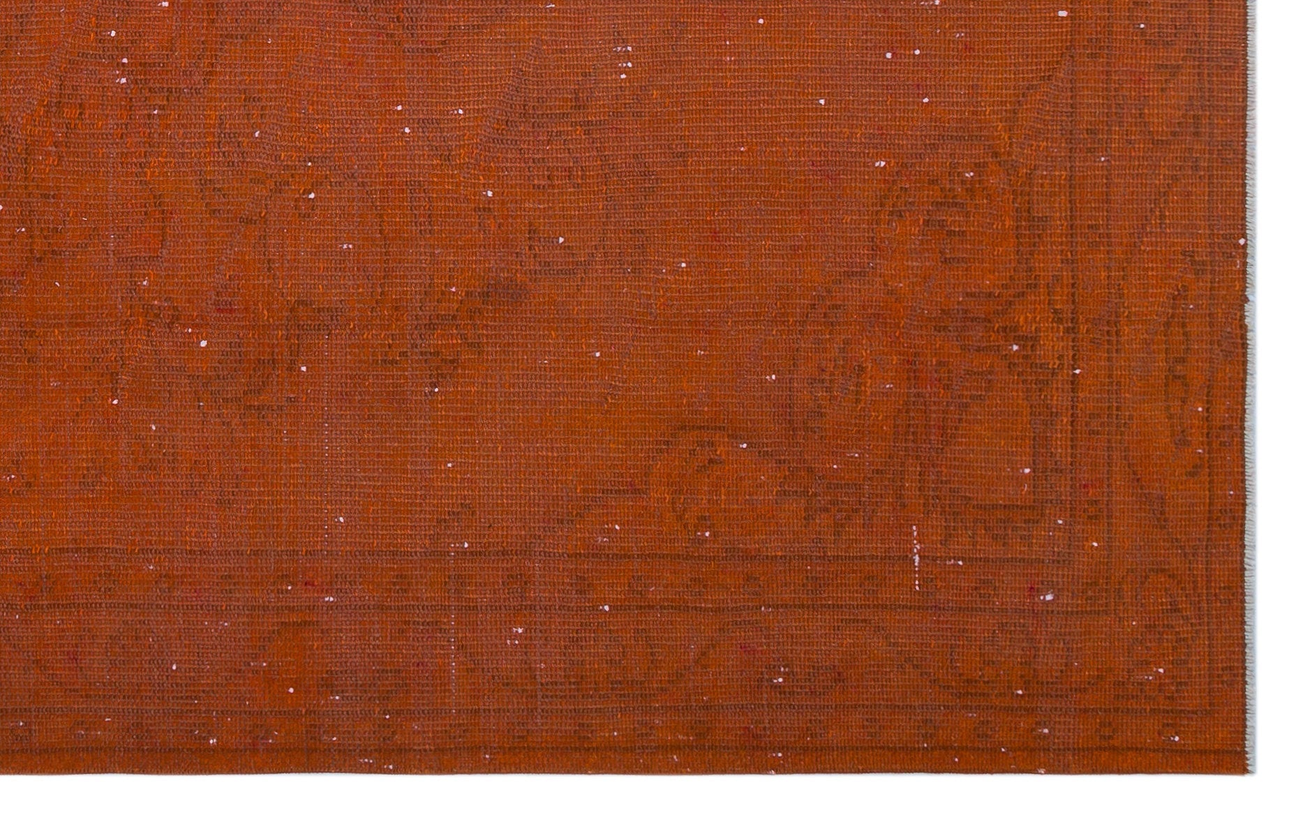 Atina Orange Vintage Wool Handmade Area Rug 5'0" x 8'2"