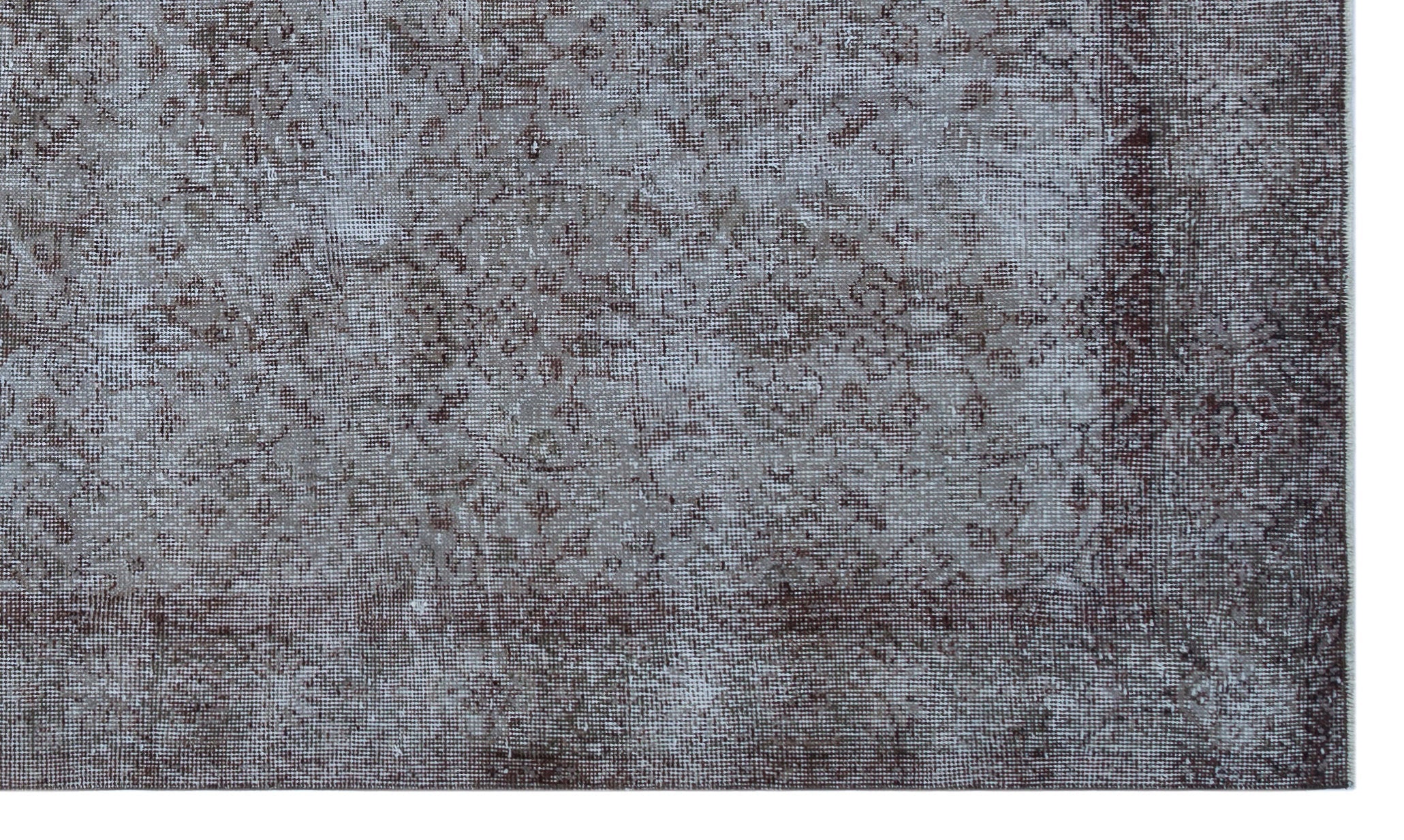 Atina Grey Vintage Wool Handmade Area Rug 5'3" x 9'2"