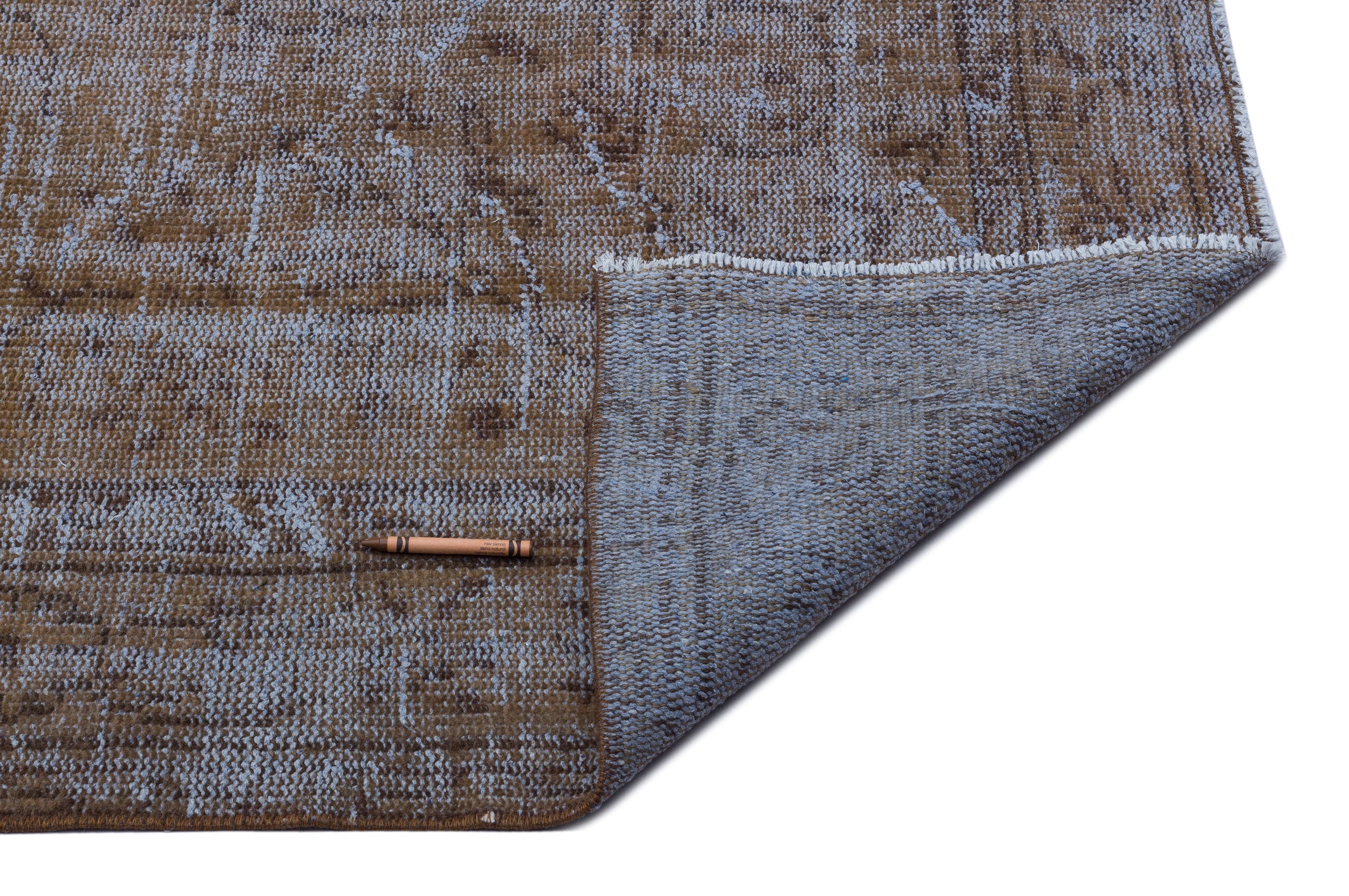Atina Grey Vintage Wool Handmade Area Rug 5'3" x 8'8"