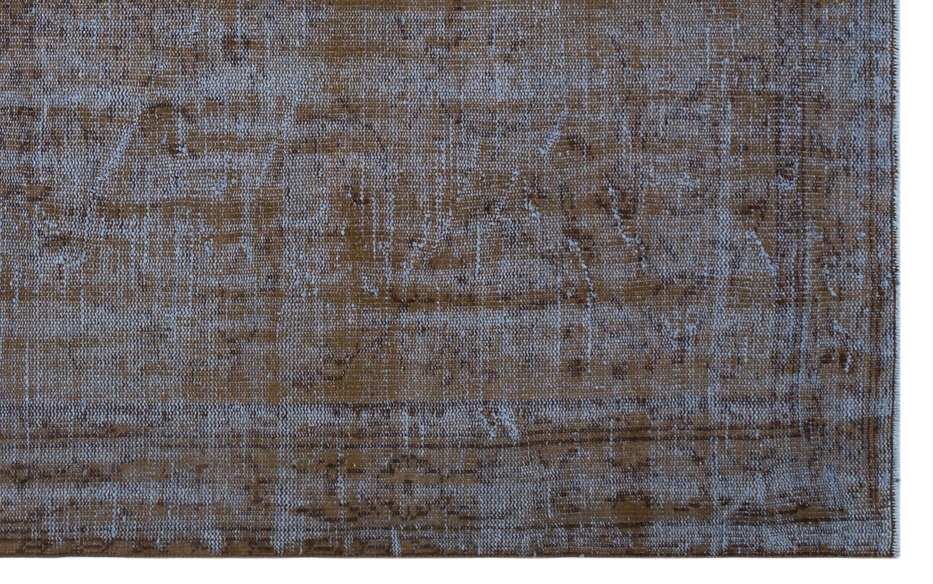 Atina Grey Vintage Wool Handmade Area Rug 5'3" x 8'8"