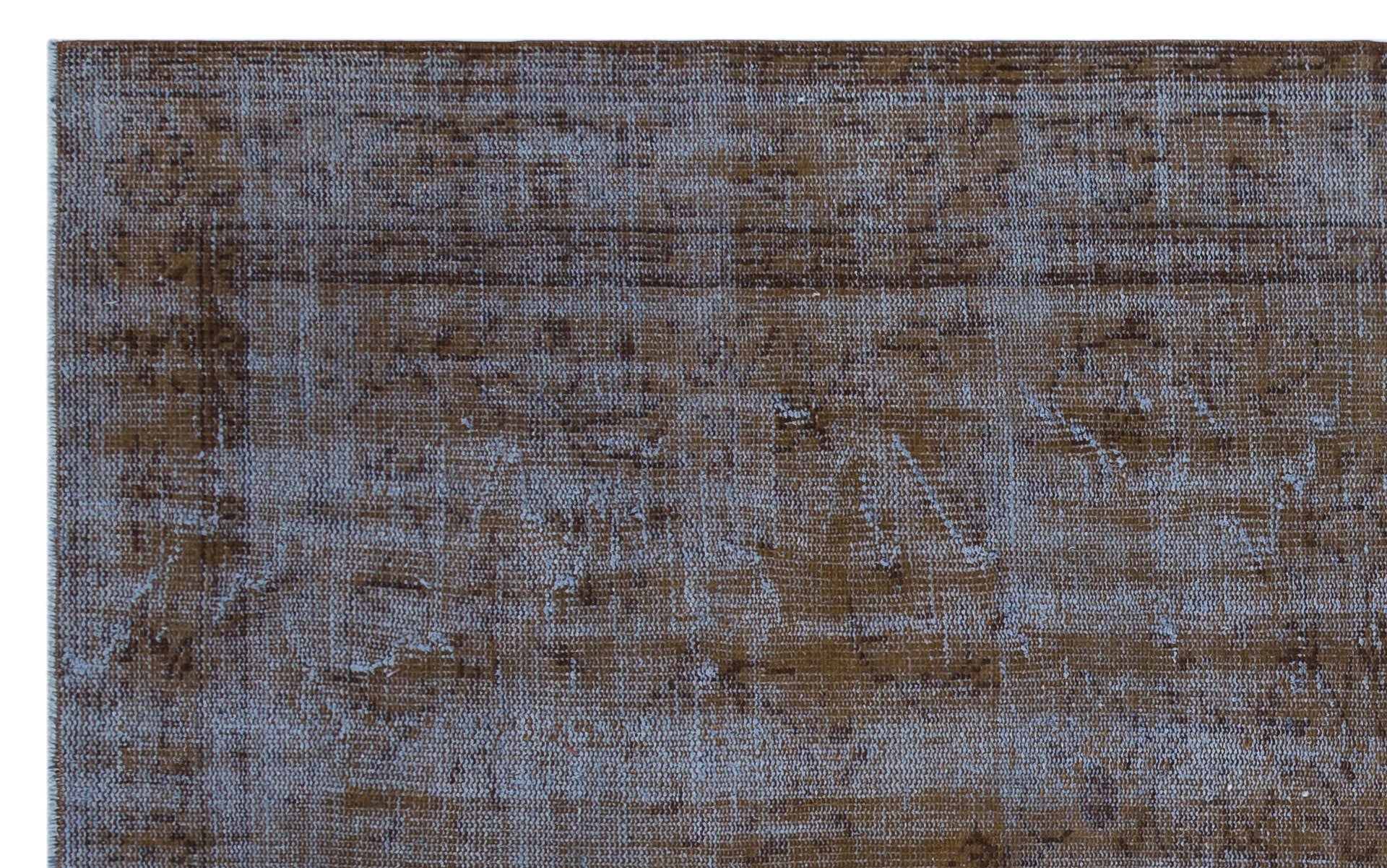 Atina Grey Vintage Wool Handmade Area Rug 5'3" x 8'8"