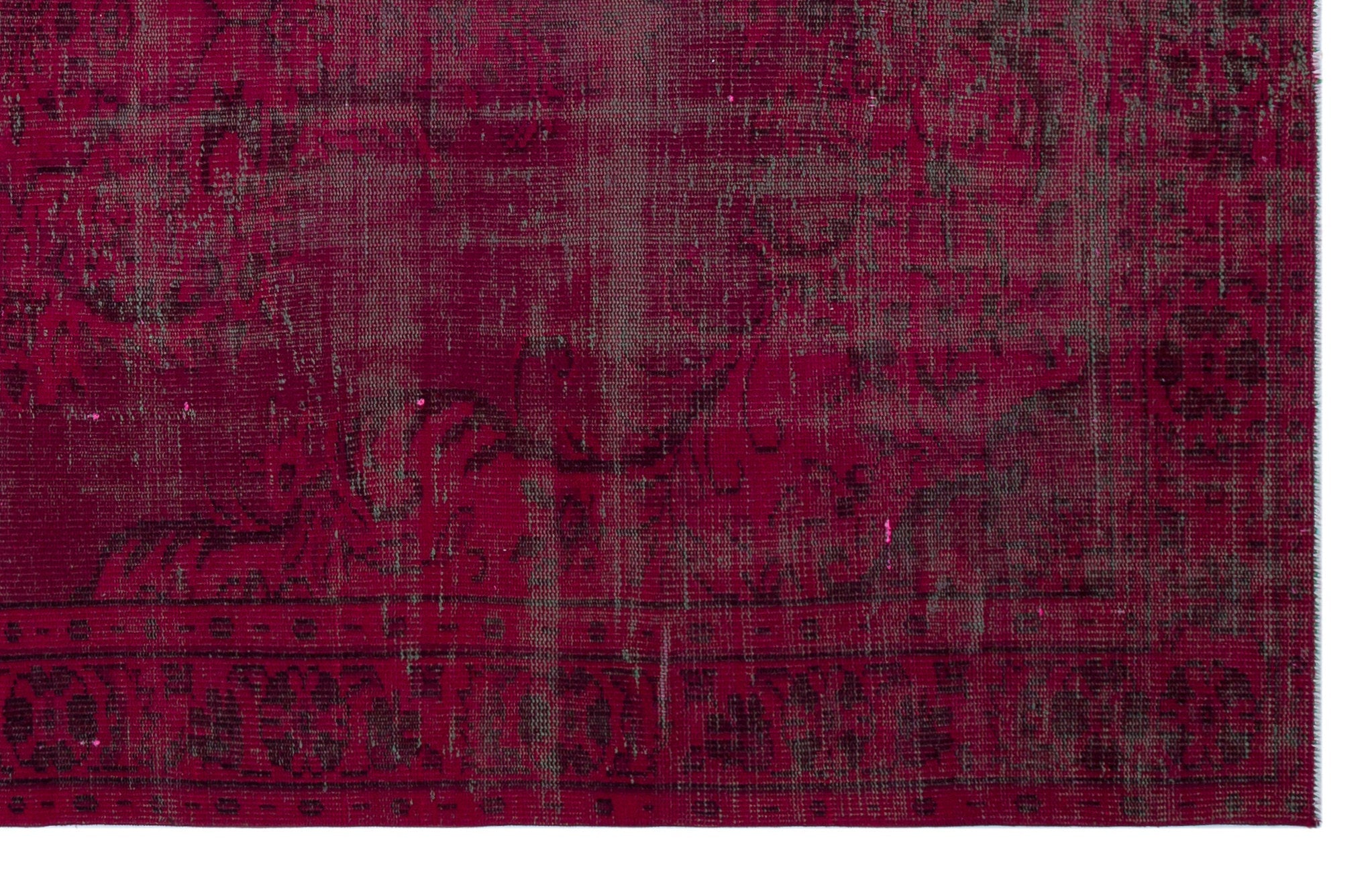 Atina Red Vintage Wool Handmade Area Rug 5'9" x 9'6"