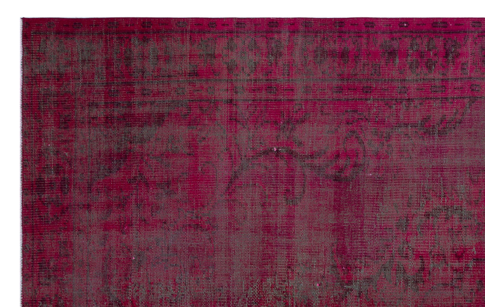 Atina Red Vintage Wool Handmade Area Rug 5'9" x 9'6"