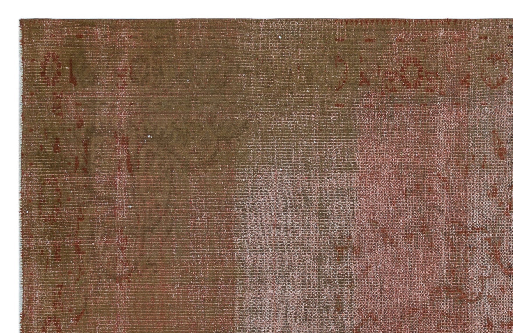 Atina Brown Vintage Wool Handmade Area Rug 5'3" x 8'1"