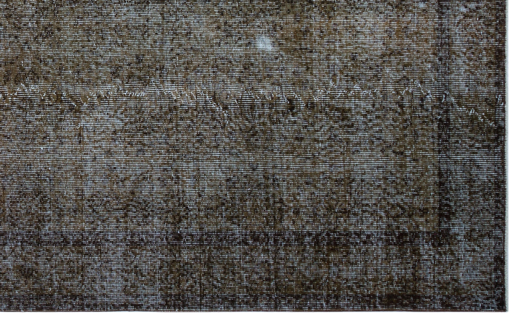 Atina Brown Vintage Wool Handmade Area Rug 5'8" x 9'4"