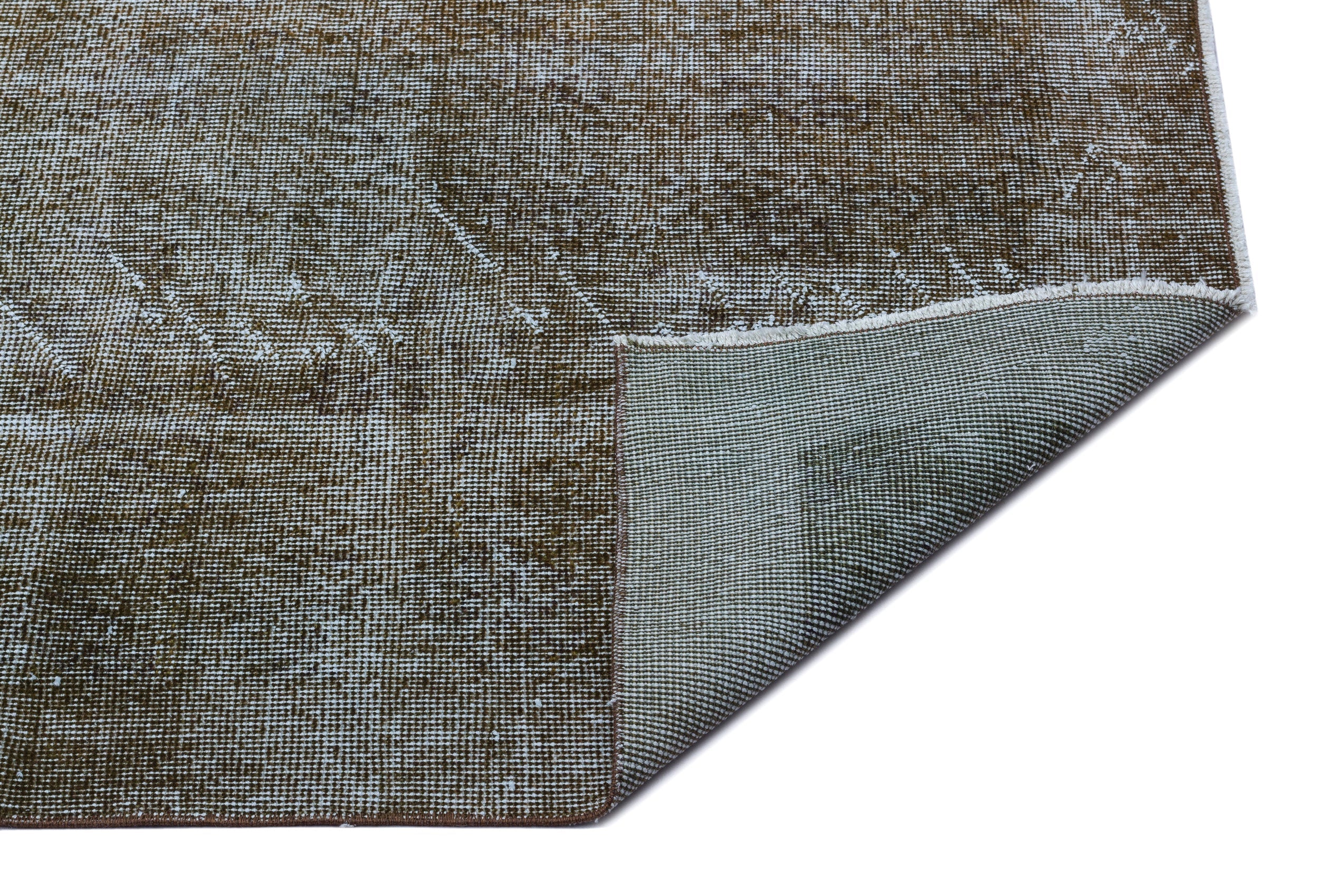 Atina Grey Vintage Wool Handmade Area Rug 5'7" x 9'0"