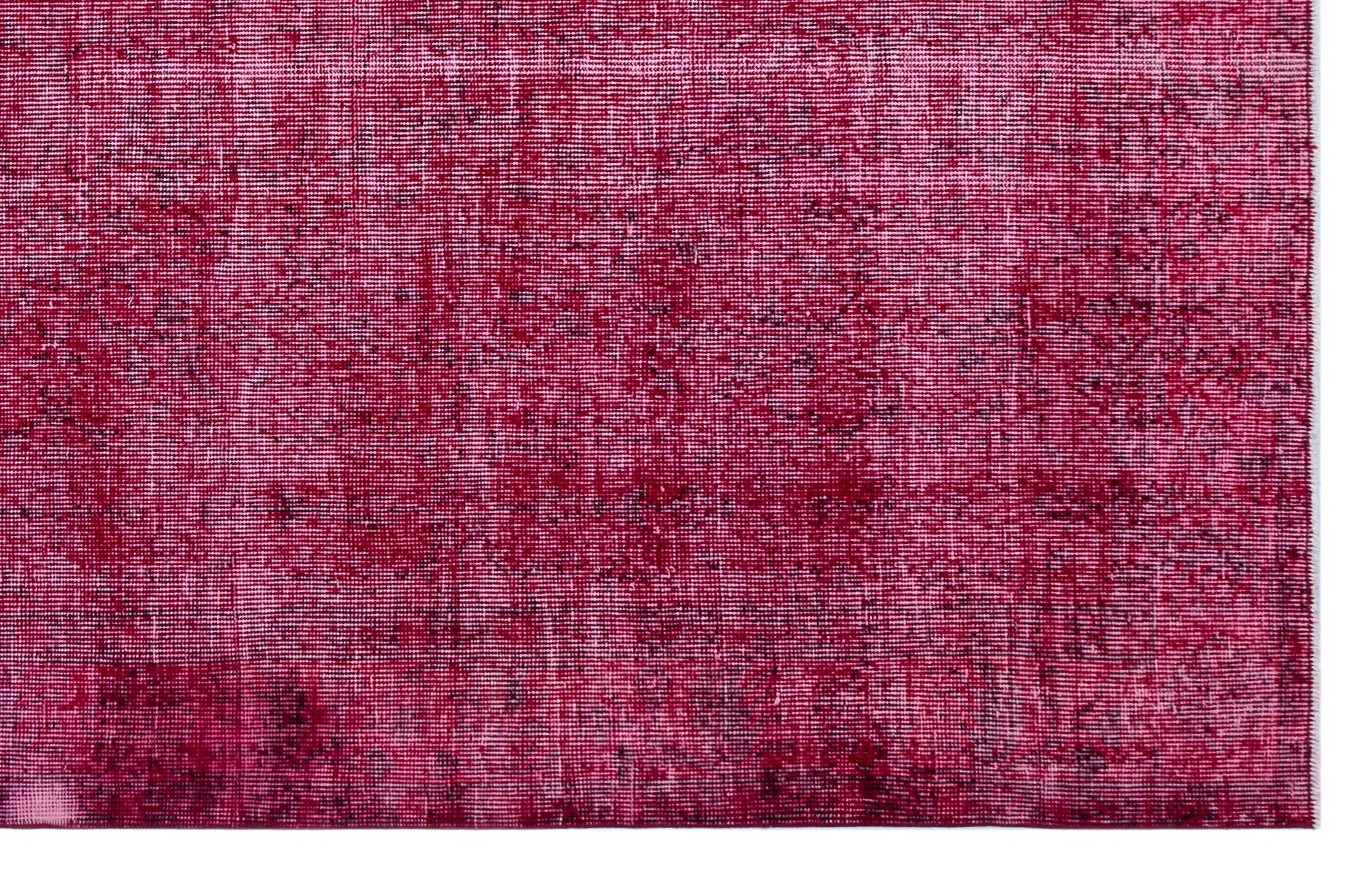 Atina Pink Vintage Wool Handmade Area Rug 5'5" x 8'8"