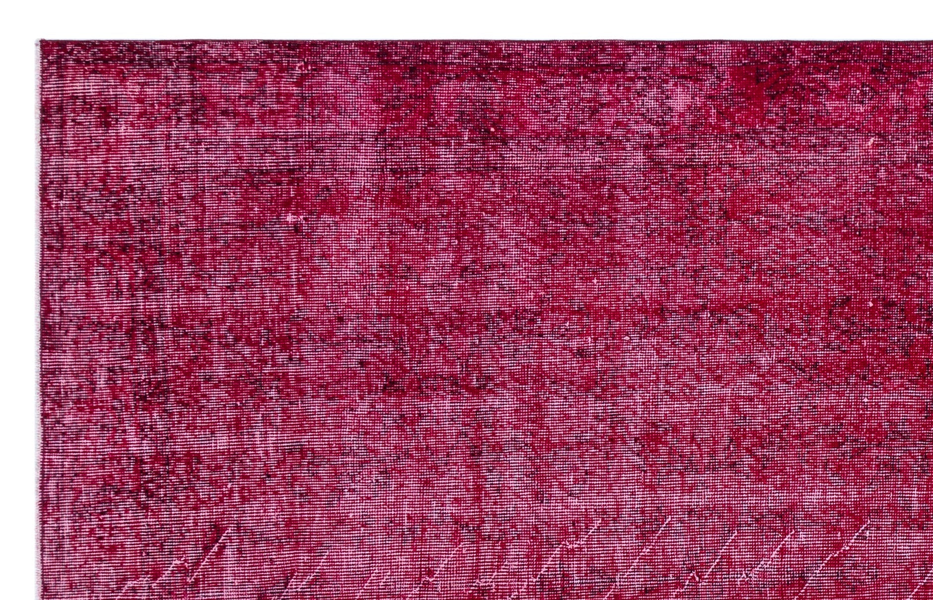 Atina Pink Vintage Wool Handmade Area Rug 5'5" x 8'8"