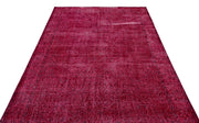 Atina Red Vintage Wool Handmade Area Rug 5'7" x 9'7"