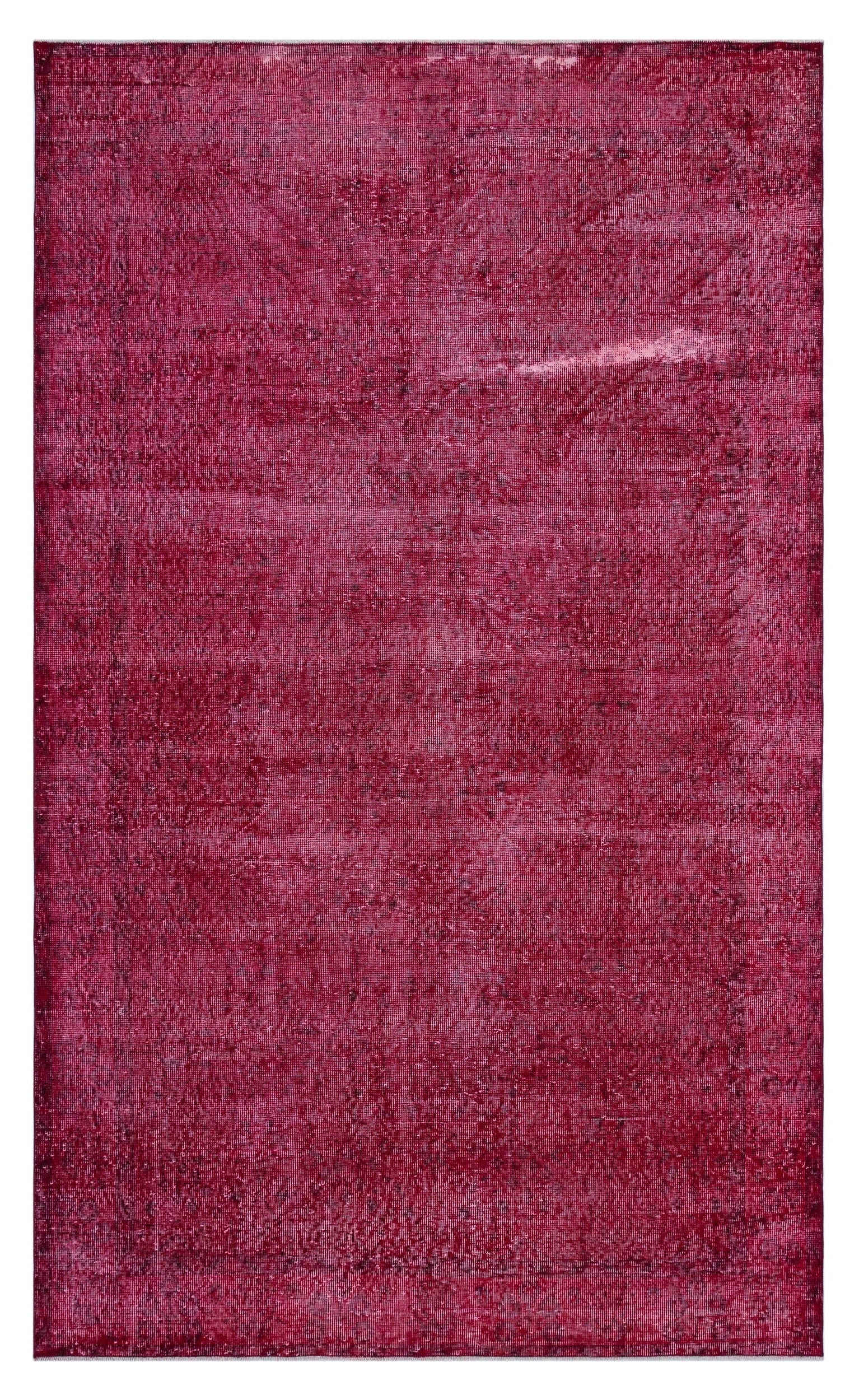 Atina Red Vintage Wool Handmade Area Rug 5'7" x 9'7"