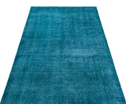 Atina Turquoise Vintage Wool Handmade Area Rug 3'9" x 6'8"