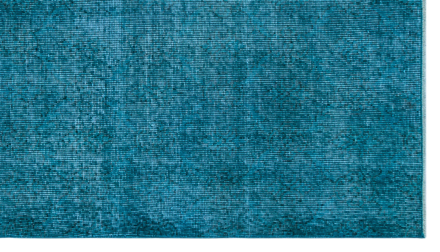 Atina Turquoise Vintage Wool Handmade Area Rug 3'9" x 6'8"