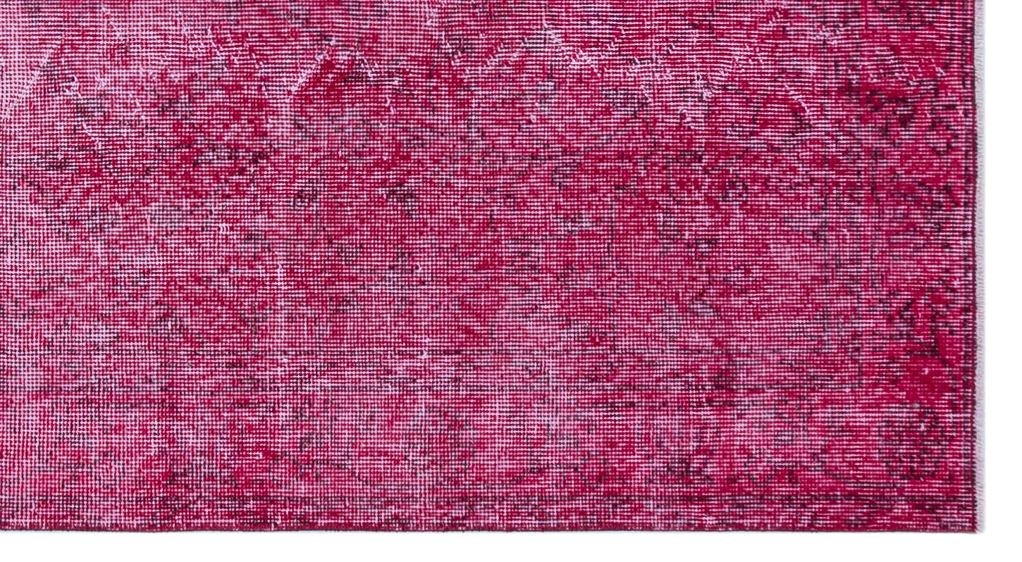 Atina Pink Vintage Wool Handmade Area Rug 3'8" x 6'9"