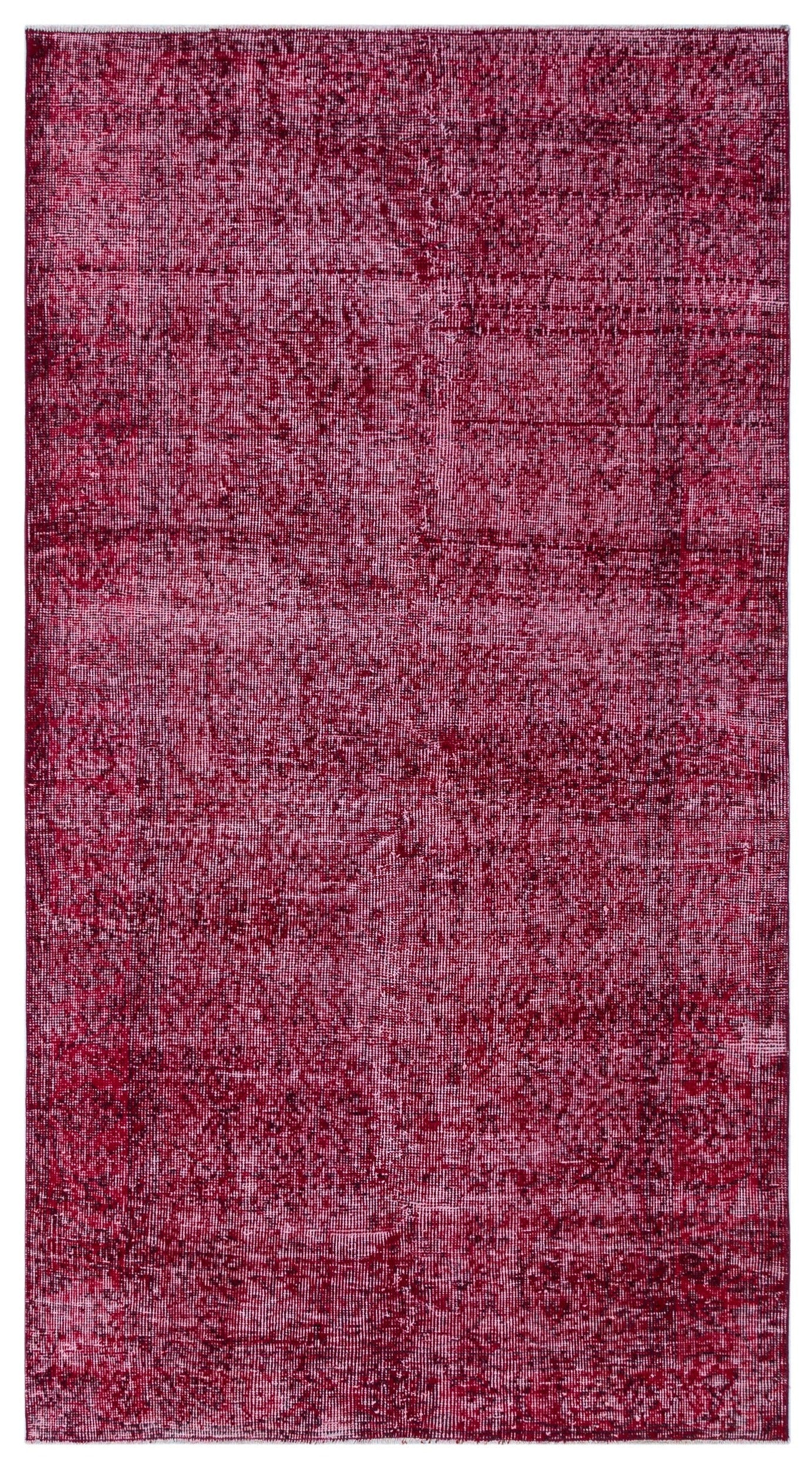 Atina Red Vintage Wool Handmade Area Rug 3'6" x 6'9"