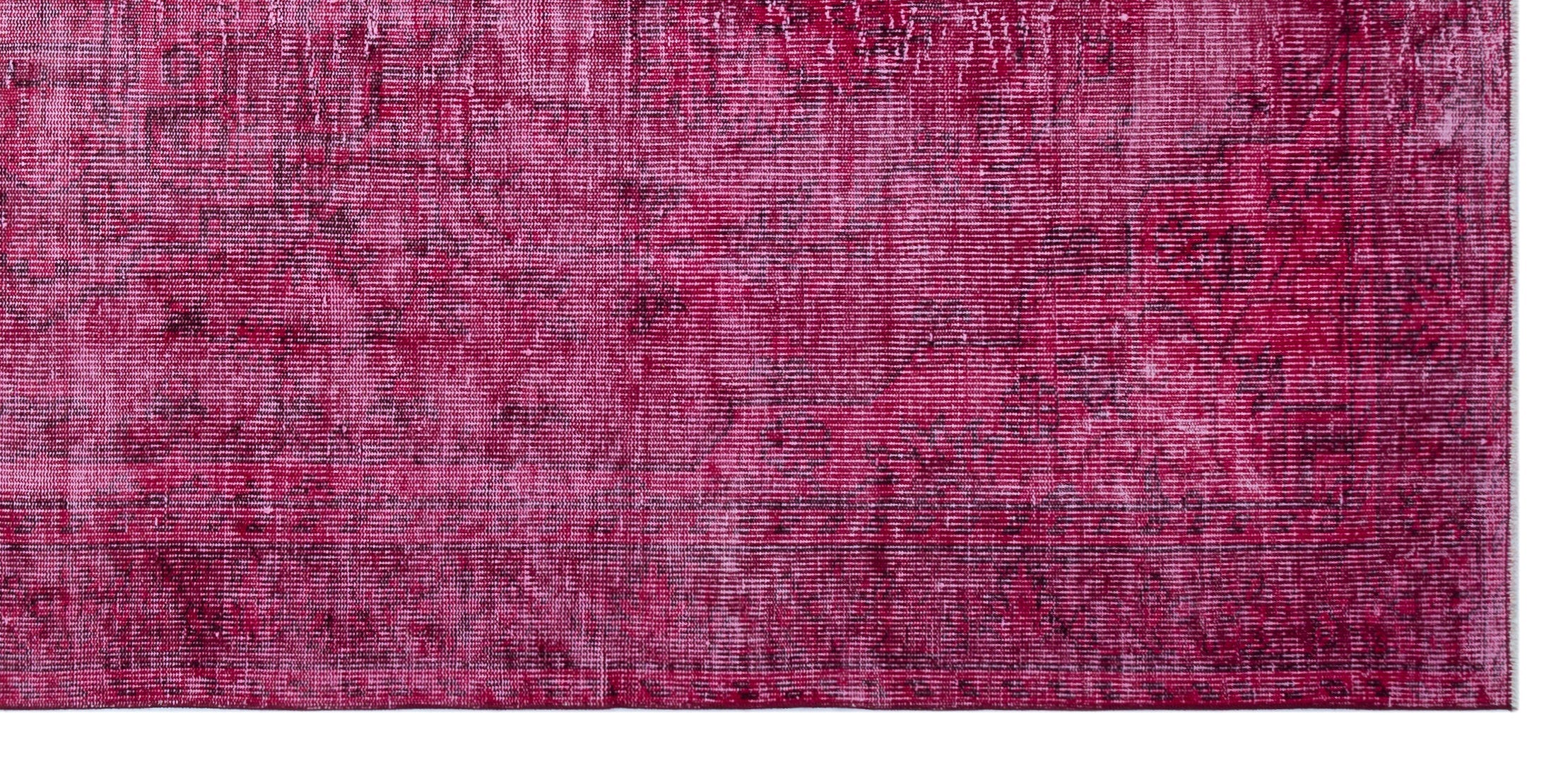 Atina Red Vintage Wool Handmade Area Rug 4'11" x 10'4"