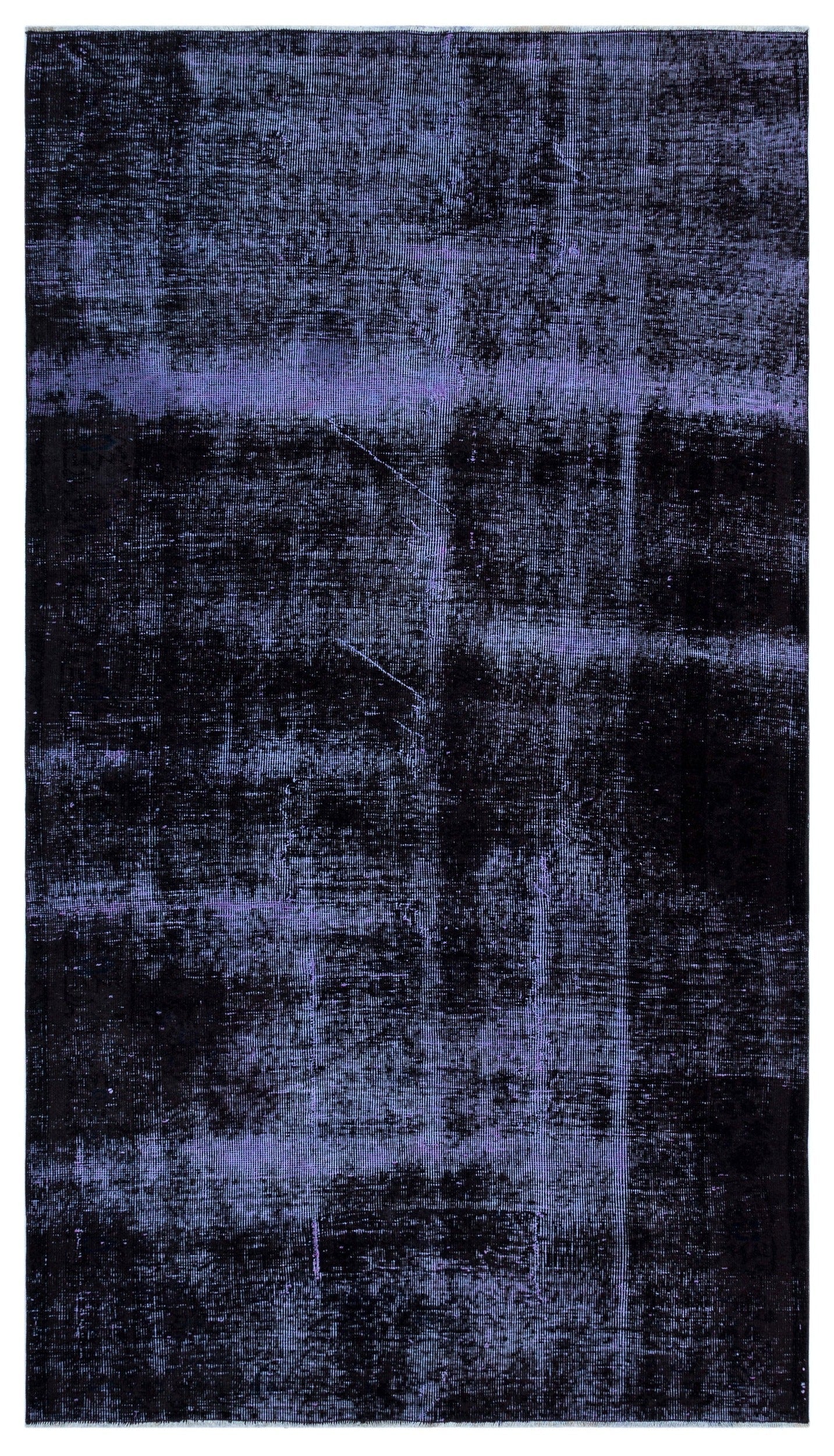 Atina Blue Vintage Wool Handmade Area Rug 4'6" x 8'1"
