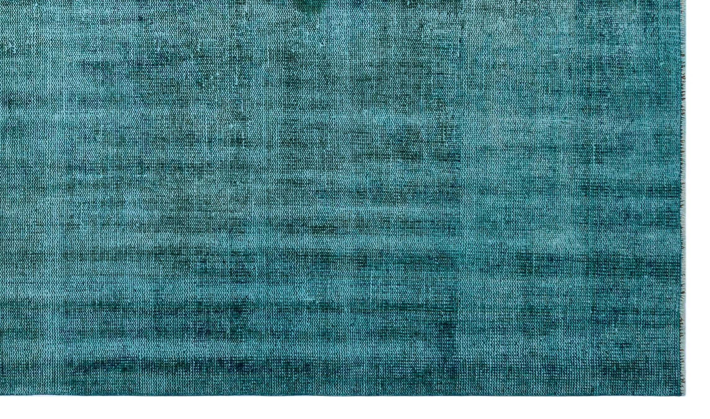 Atina Turquoise Vintage Wool Handmade Area Rug 6'4" x 10'6"