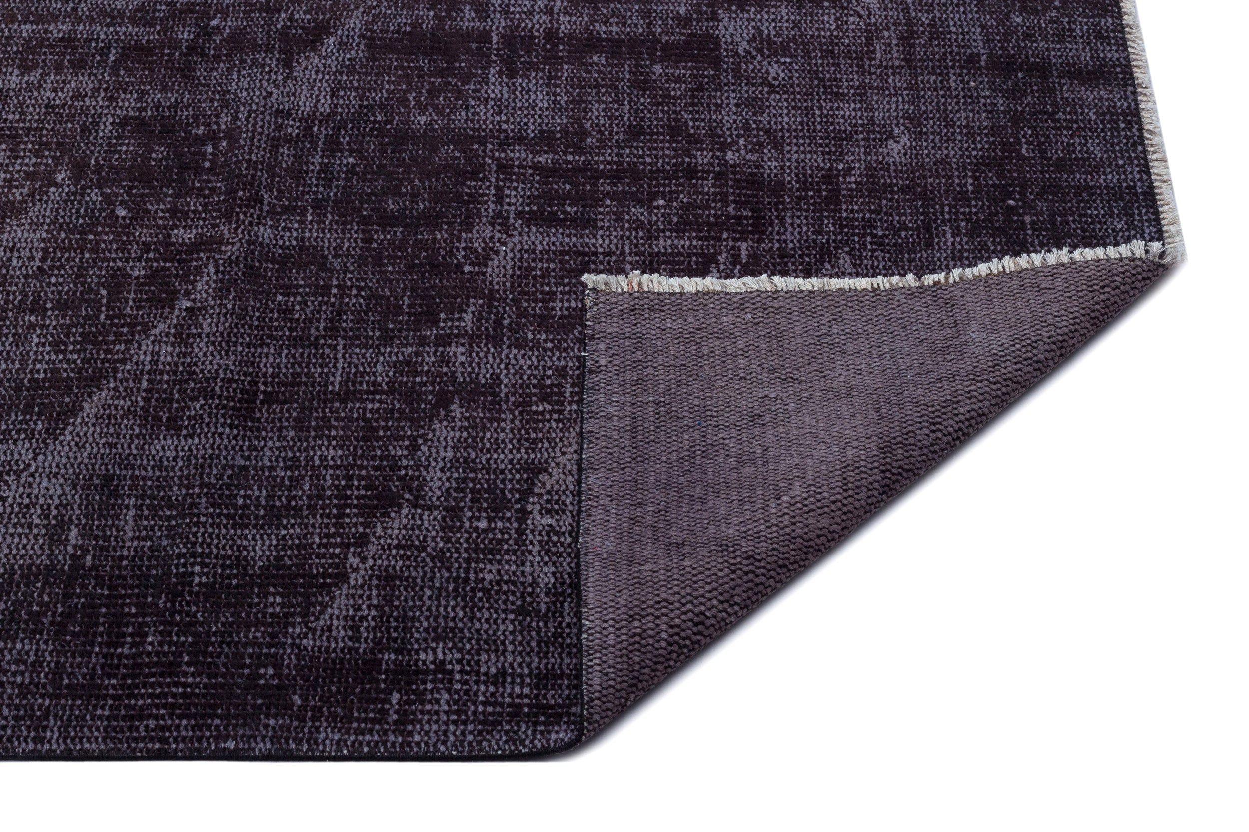 Atina Black Vintage Wool Handmade Area Rug 5'8" x 9'0"
