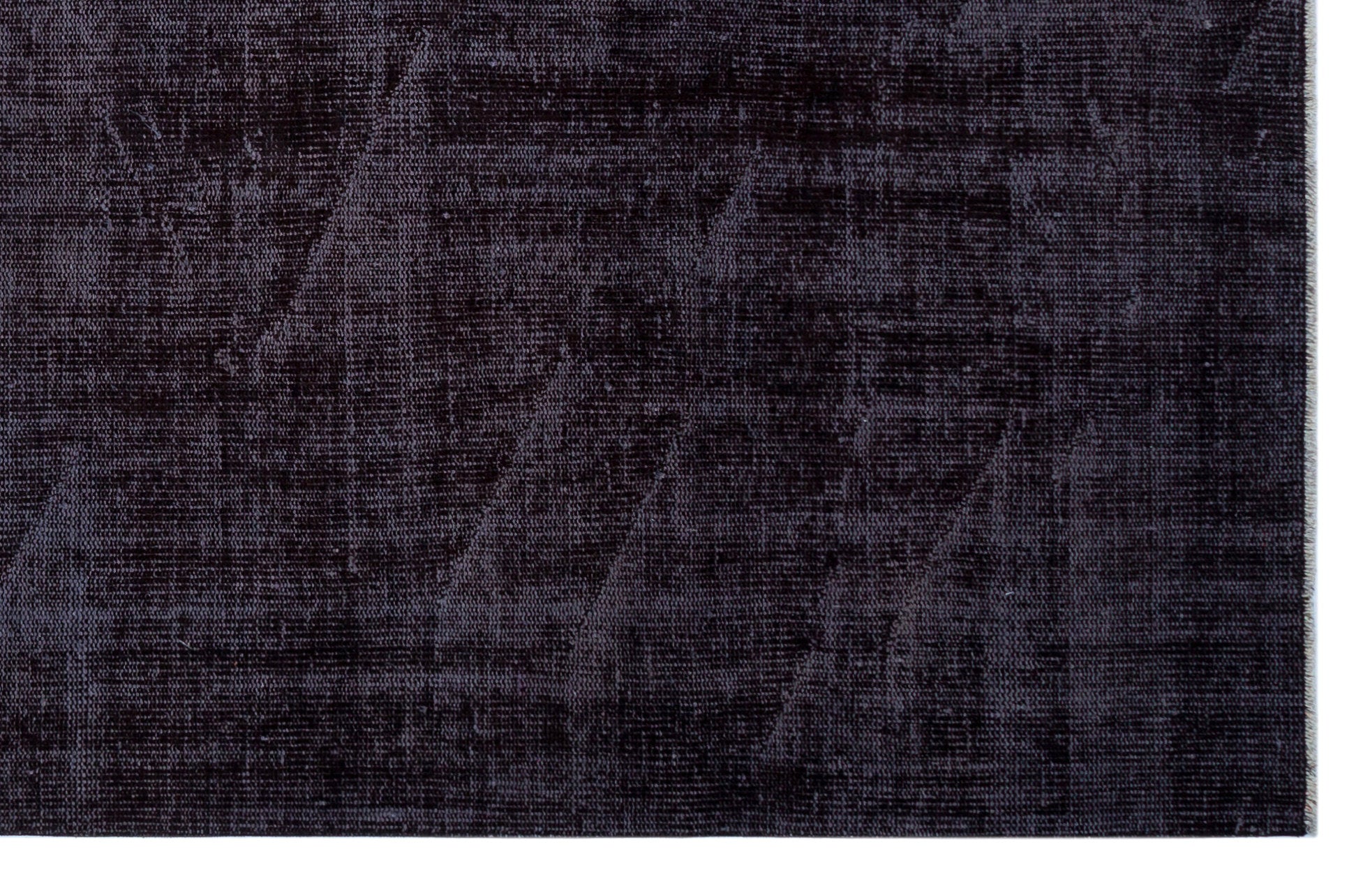 Atina Black Vintage Wool Handmade Area Rug 5'8" x 9'0"