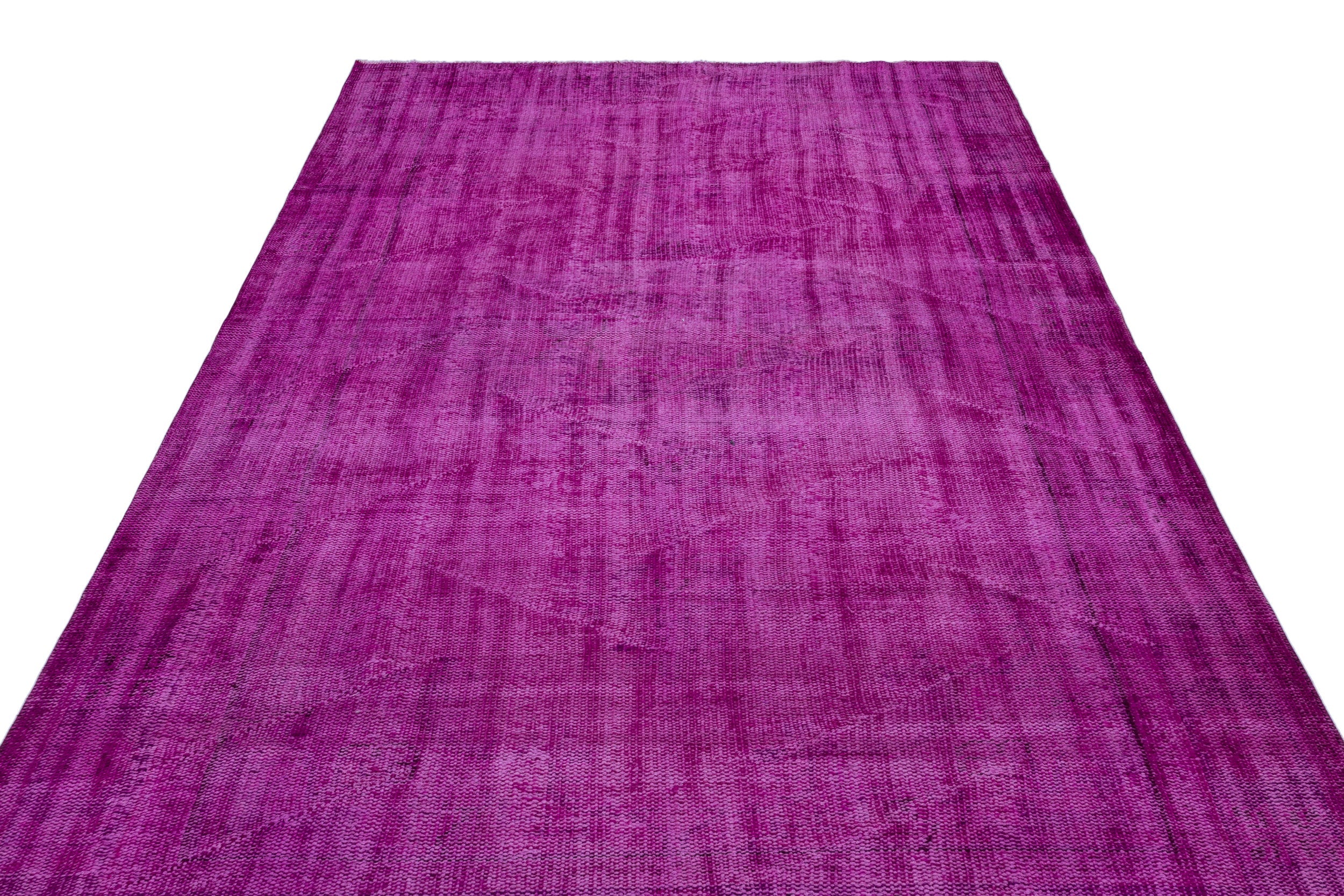 Atina Pink Vintage Wool Handmade Area Rug 6'2" x 9'11"