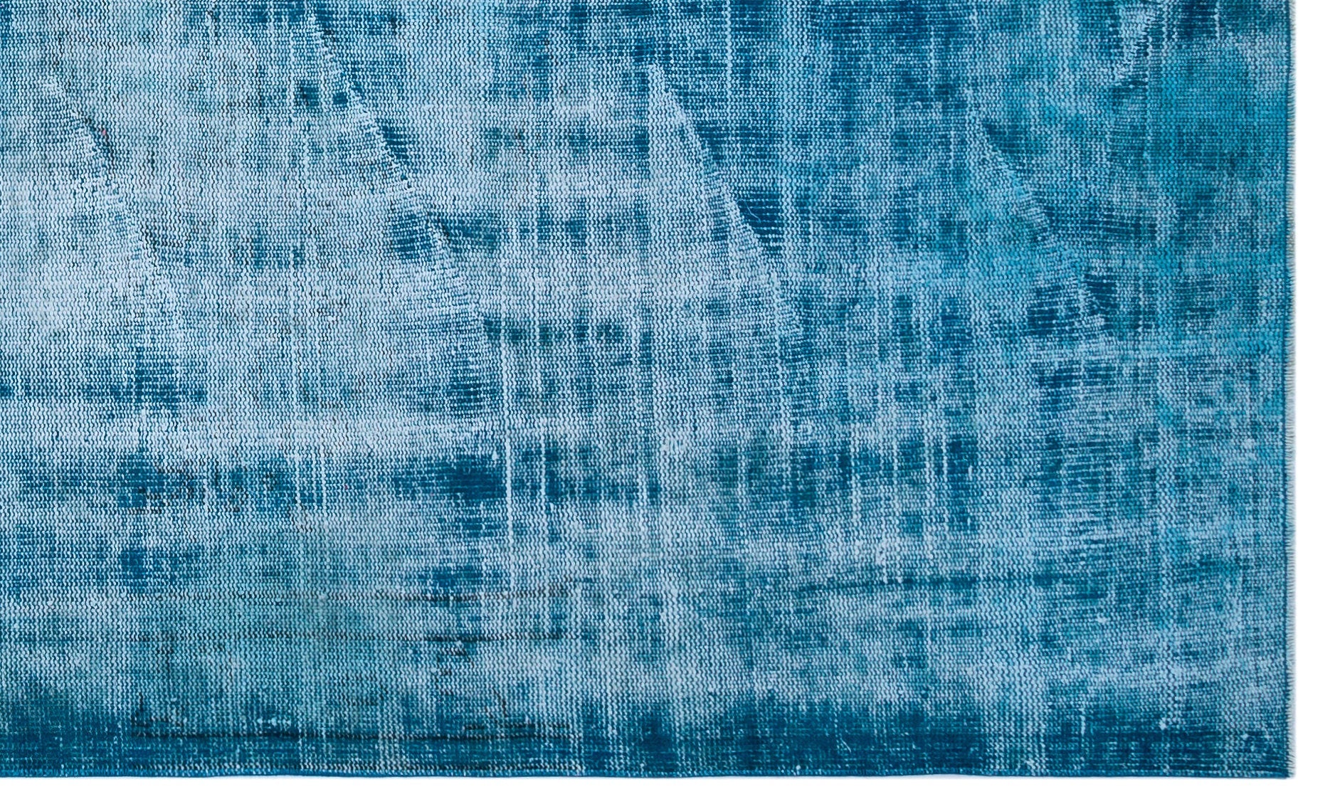 Atina Turquoise Vintage Wool Handmade Area Rug 5'3" x 8'9"