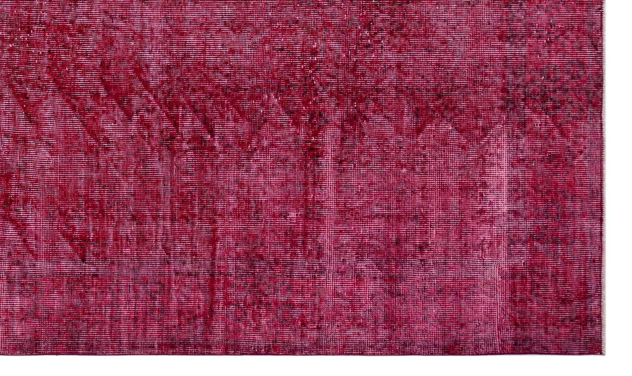 Atina Red Vintage Wool Handmade Area Rug 5'5" x 9'3"