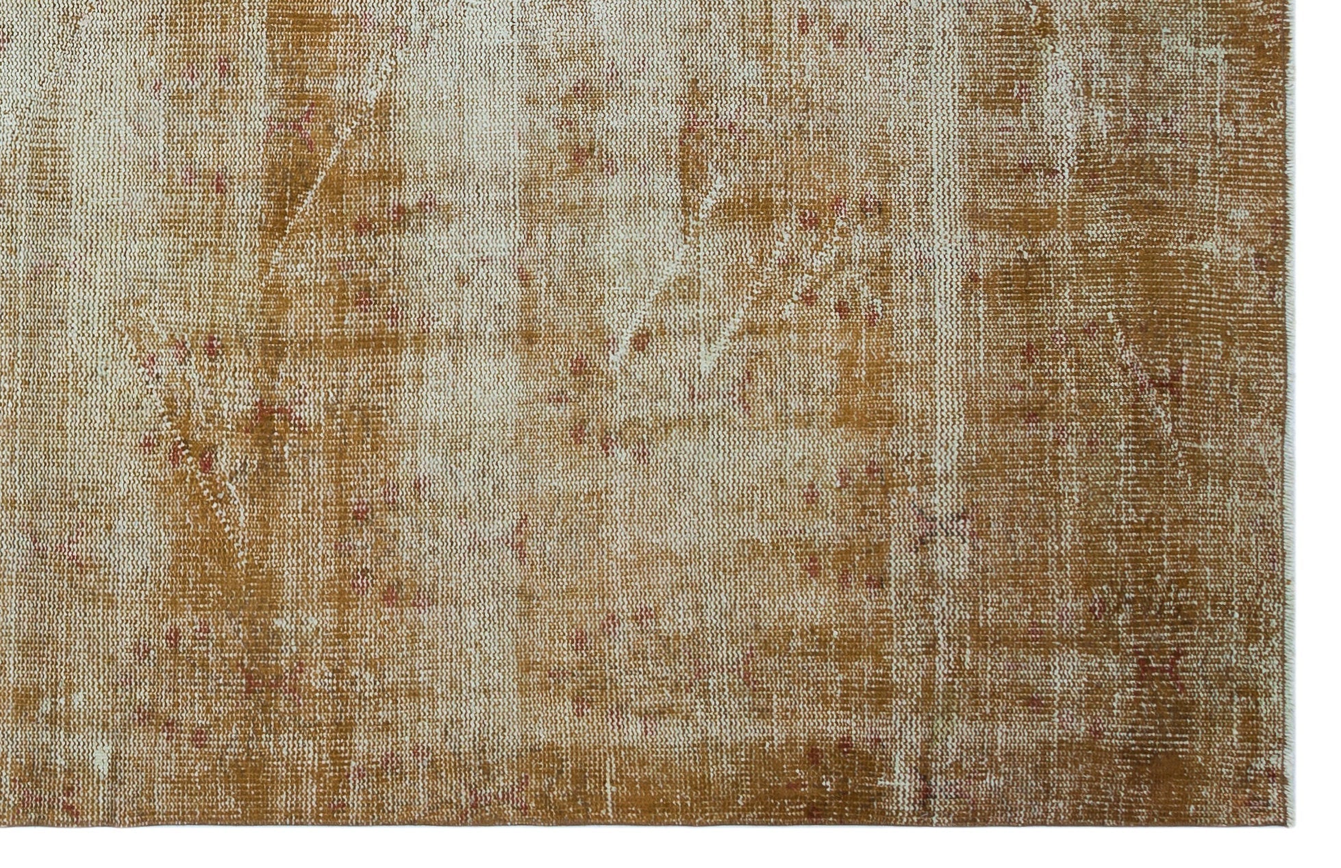 Atina Brown Vintage Wool Handmade Area Rug 5'11" x 9'1"