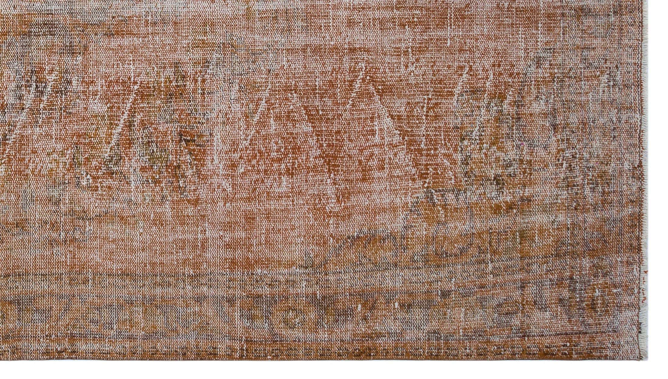 Atina Brown Vintage Wool Handmade Area Rug 5'9" x 10'2"