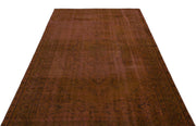 Atina Brown Vintage Wool Handmade Area Rug 5'10" x 9'7"