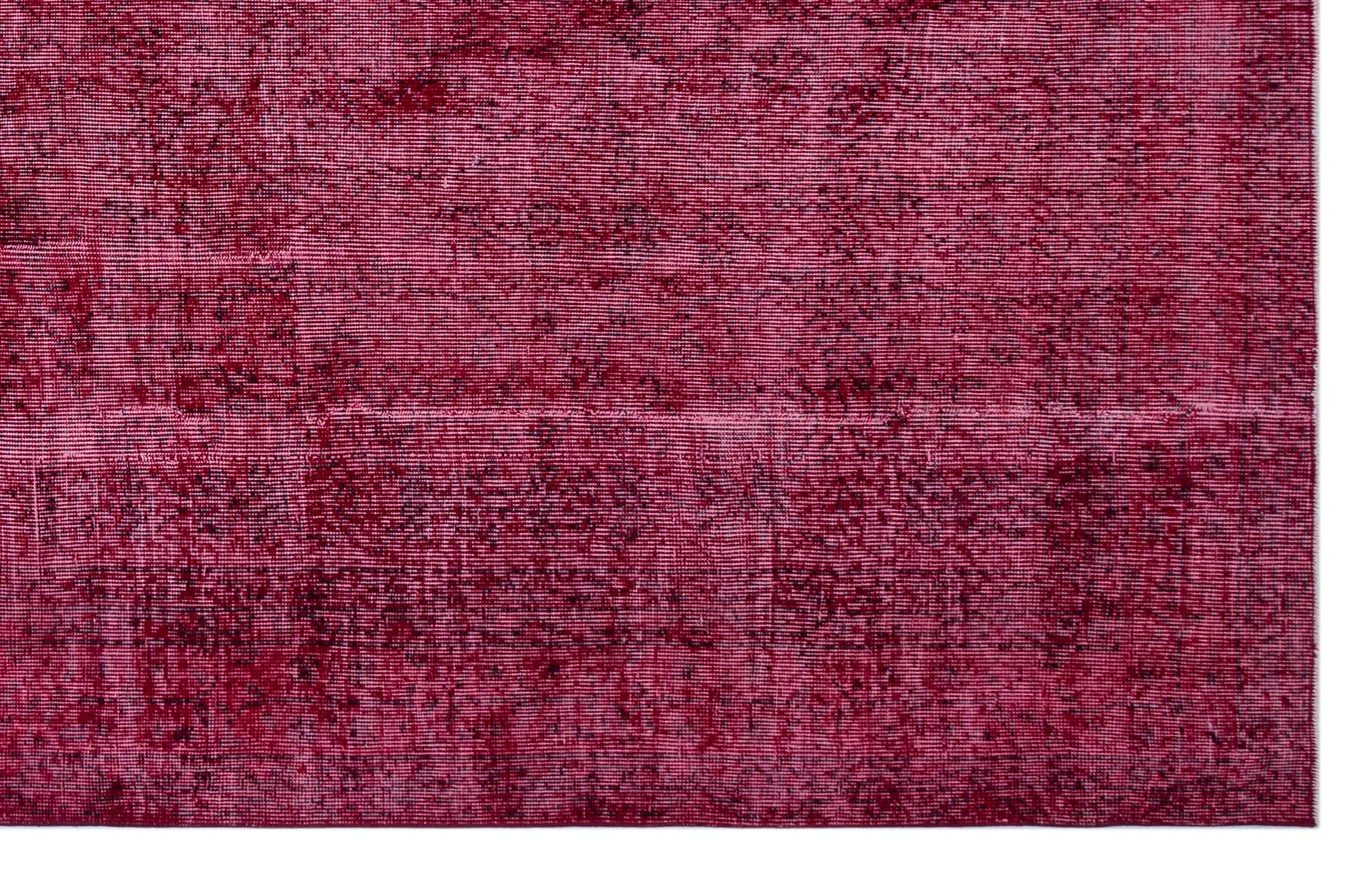 Atina Red Vintage Wool Handmade Area Rug 6'4" x 10'2"