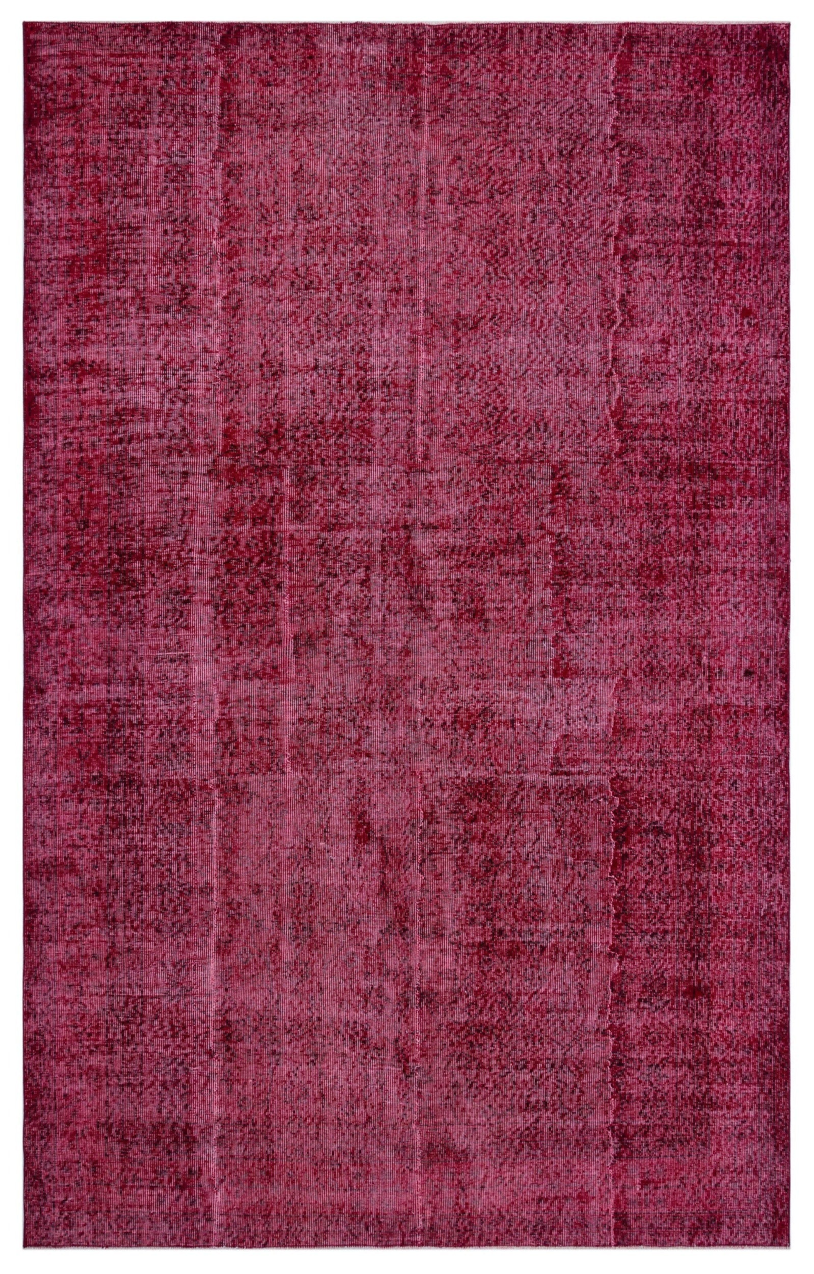 Atina Red Vintage Wool Handmade Area Rug 6'4" x 10'2"