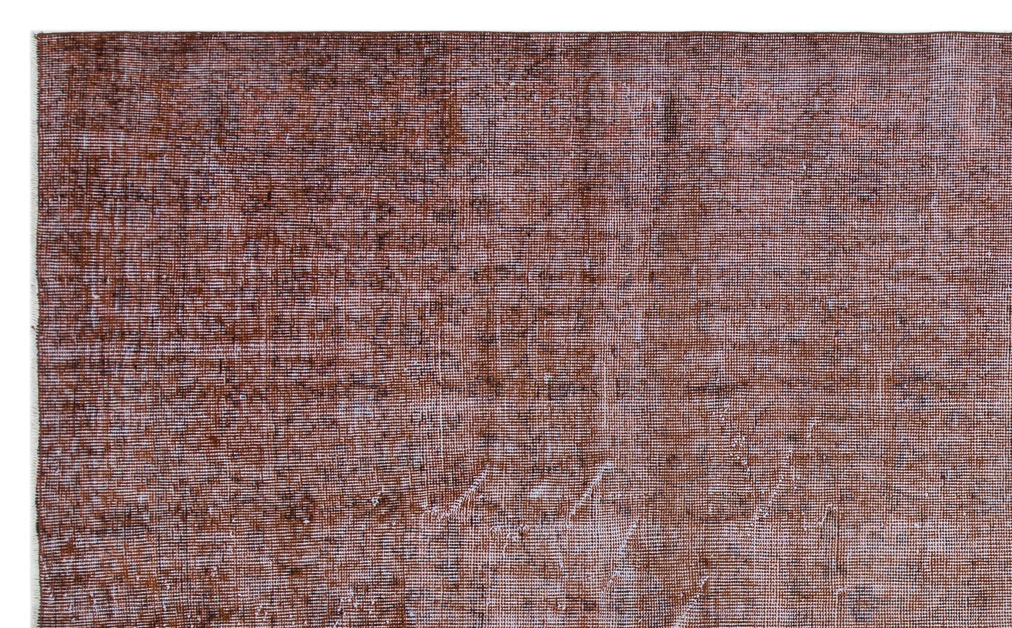 Atina Brown Vintage Wool Handmade Area Rug 5'8" x 9'4"
