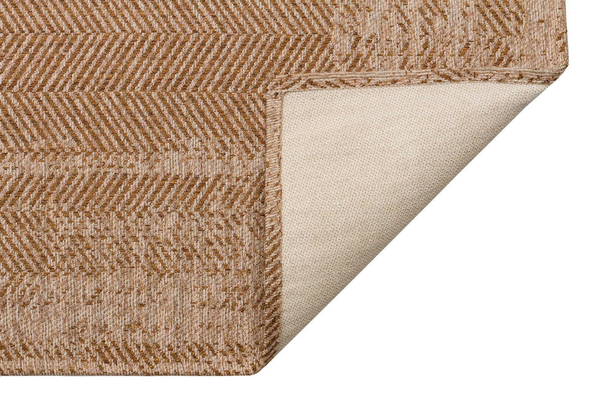 Cotton Kilim Rug - Brown Geometric Woven Non Slip Area Rug for Living Room