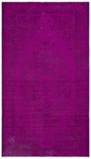 Atina Pink Vintage Wool Handmade Area Rug 5'4" x 9'3"